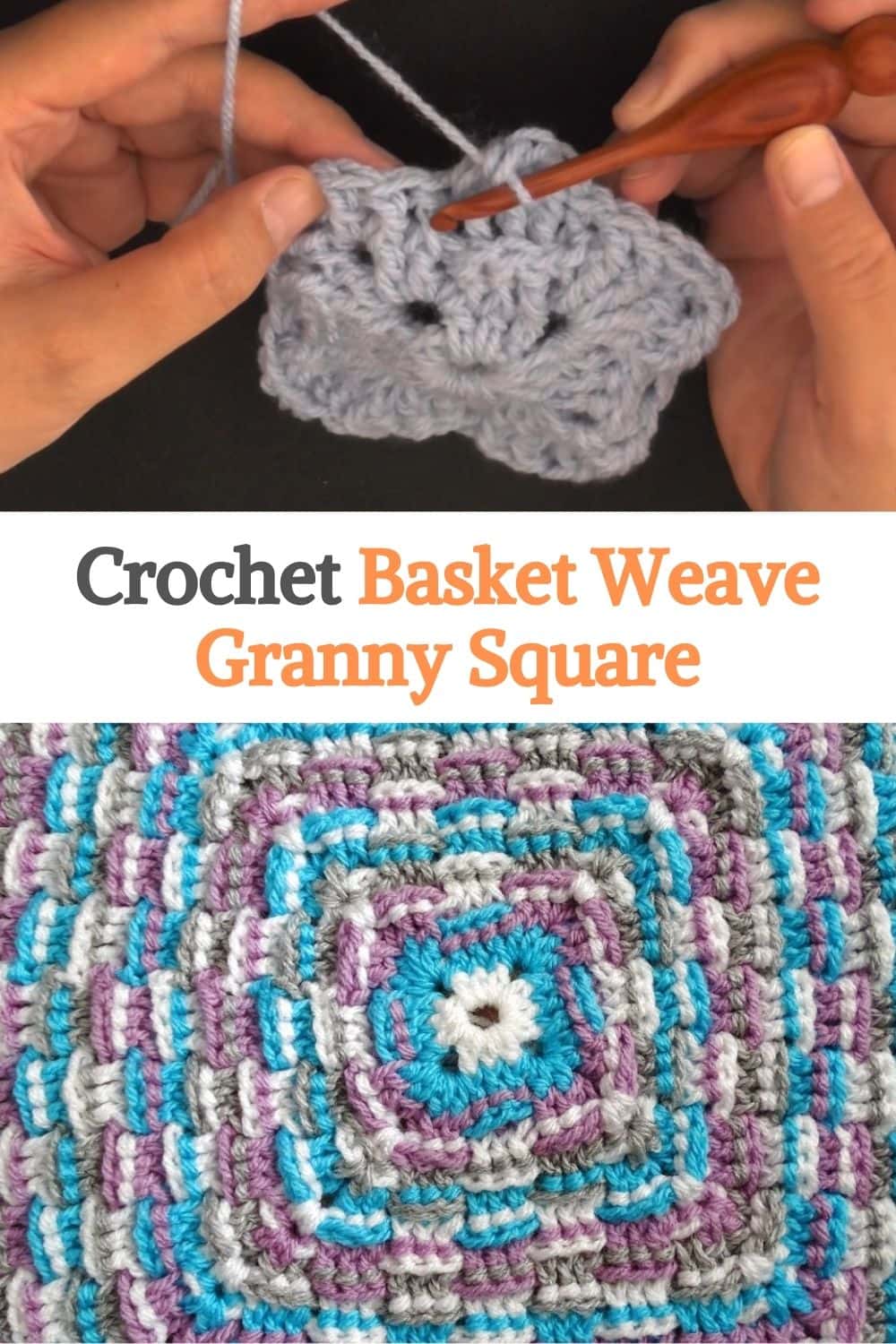 Basket Weave Granny Square