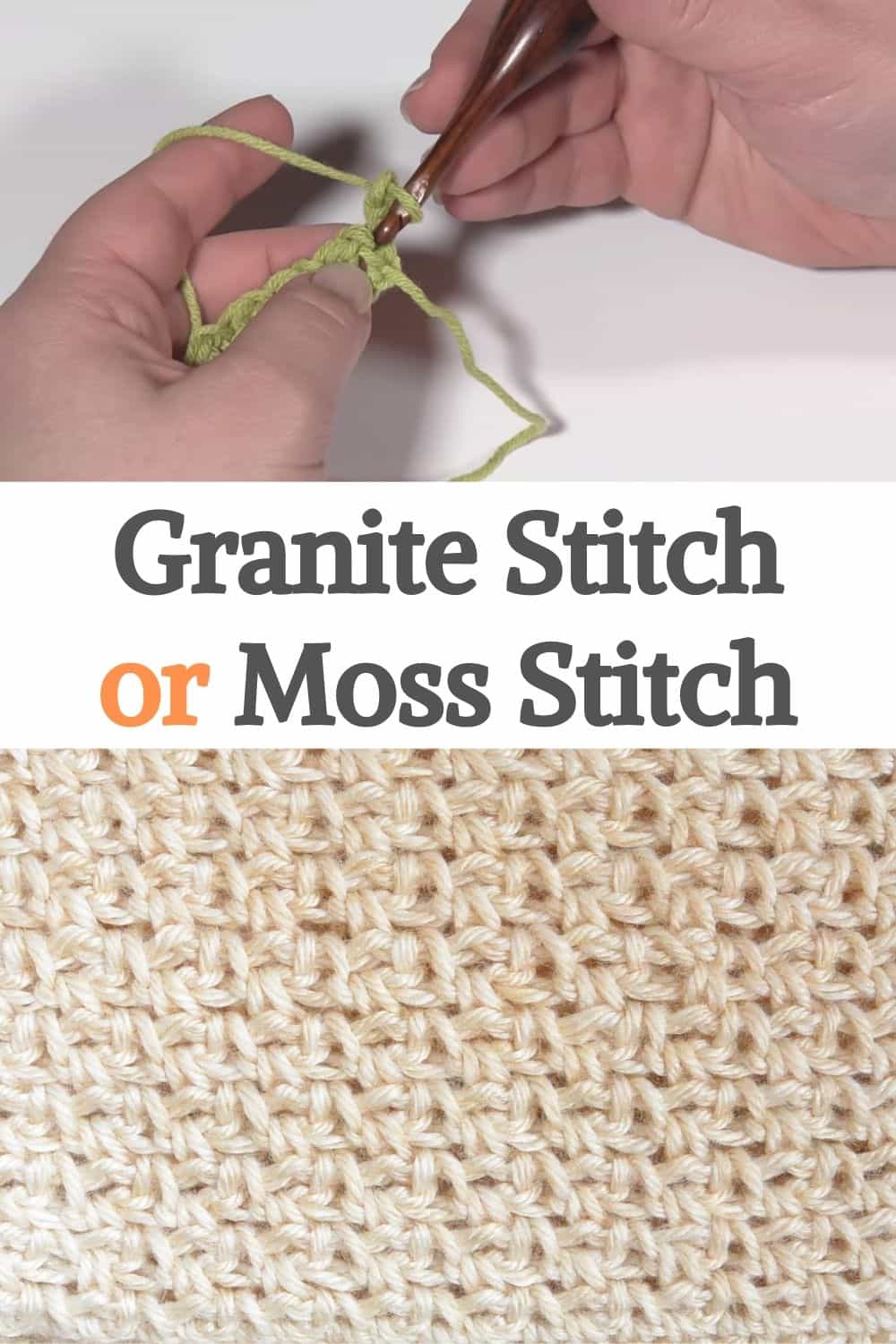 Granite Stitch or Moss Stitch