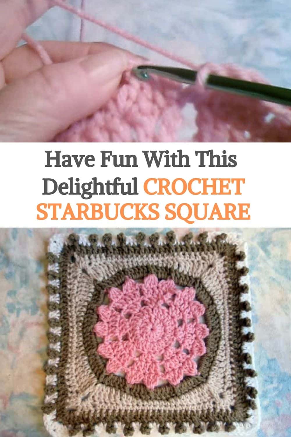 Crochet Starbucks Square