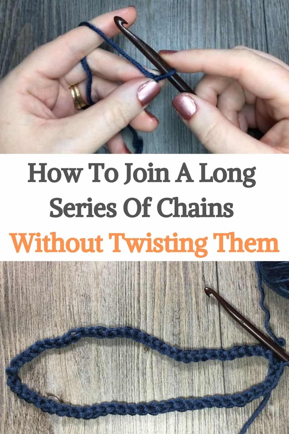 Join A Long Series Of Chains Without Twisting Them