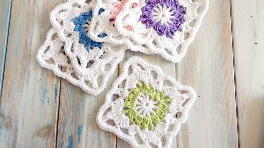 vintage granny square
