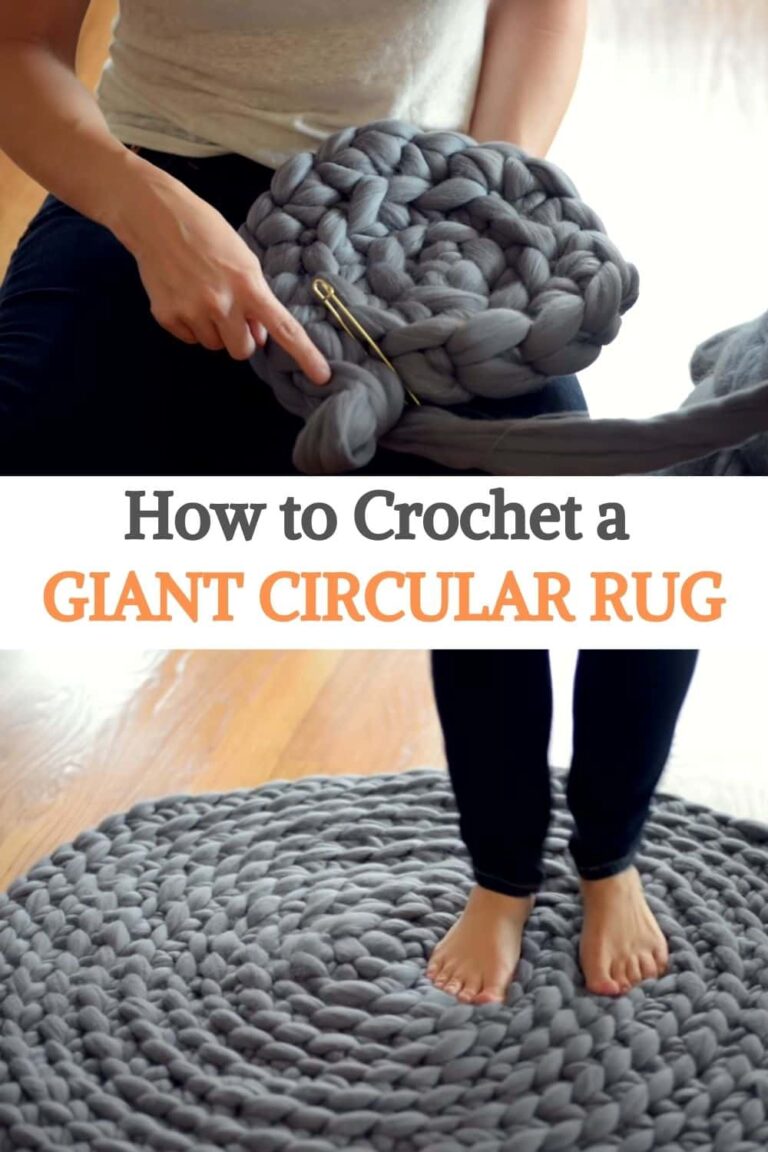 How to Crochet a Giant Circular Rug