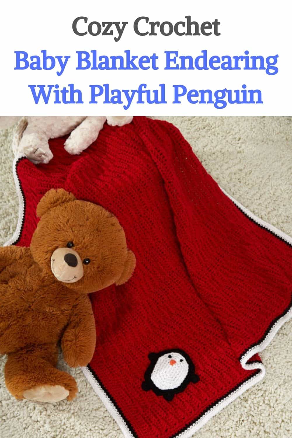 baby blanket penguin