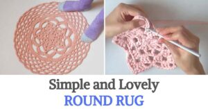 Simple and Lovely Round Rug - Easy Tutorial