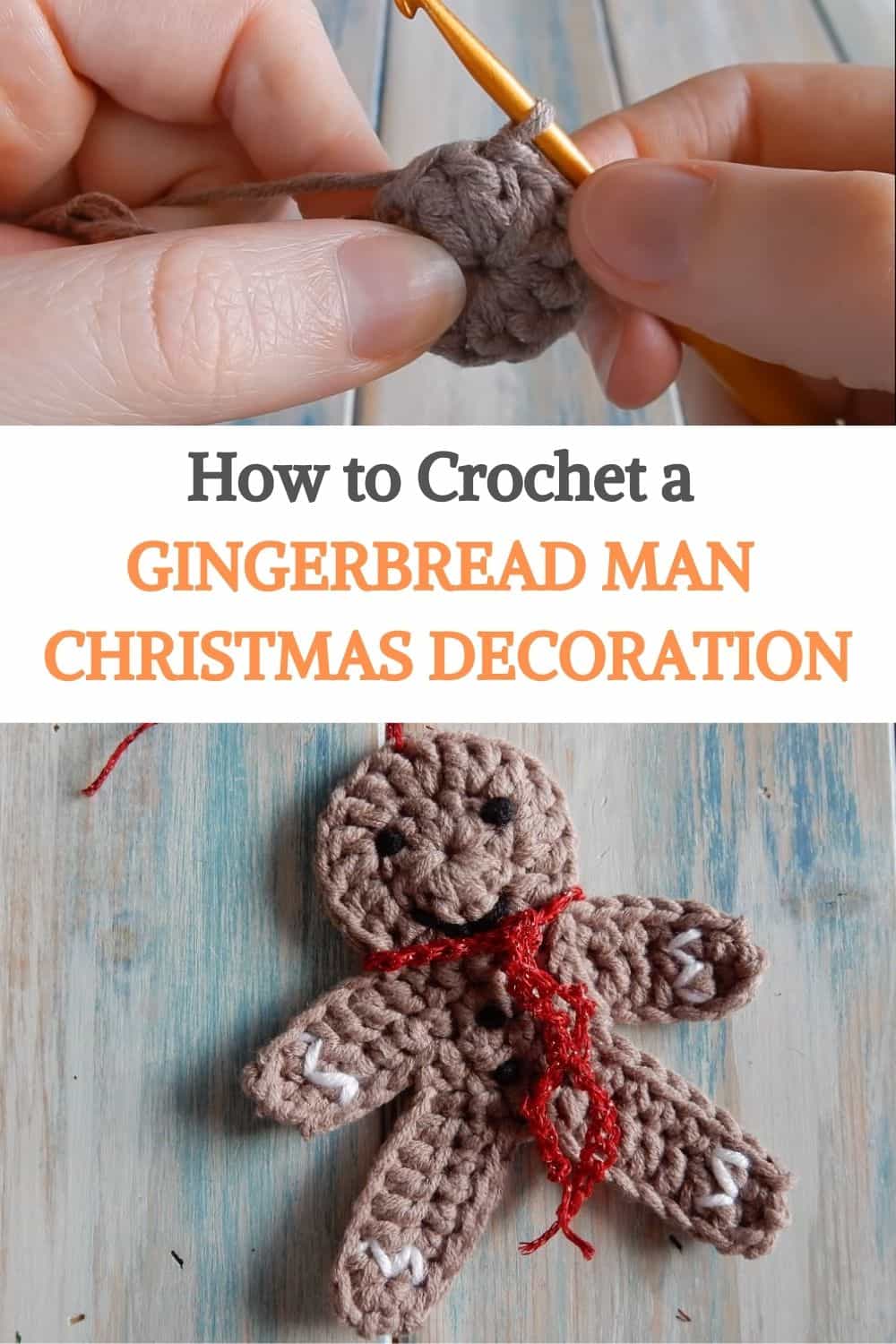 Crochet a Gingerbread Man