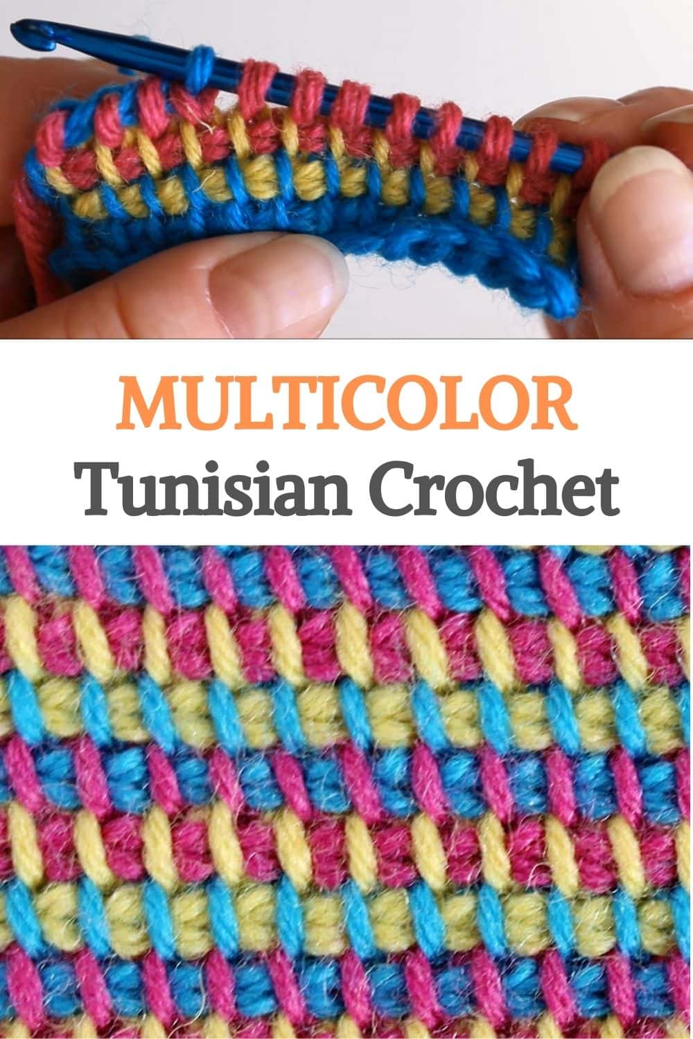 Multicolor Tunisian