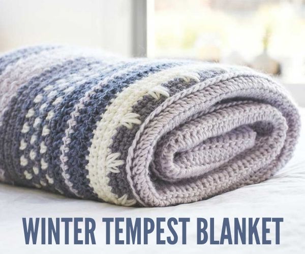 Winter Tempest Crochet Blanket