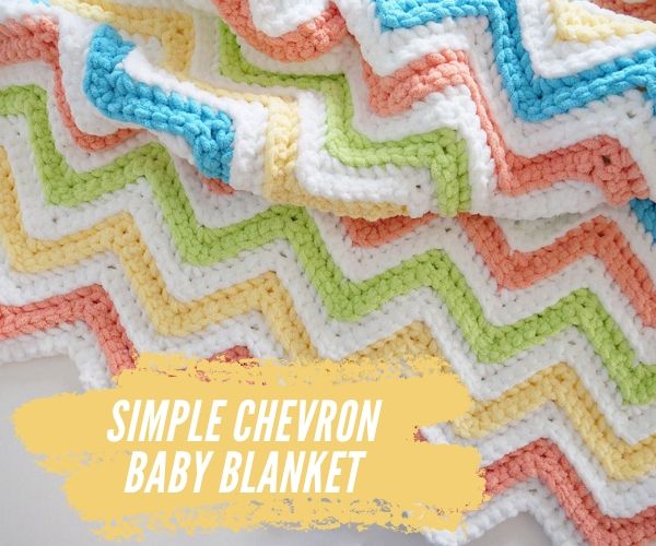 chevron baby blanket