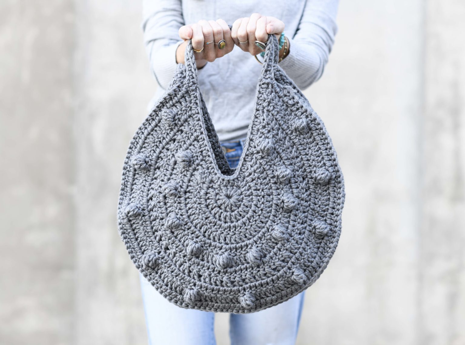 Bobble Circle Tote Bag SUPER FAST and SIMPLE to DO!
