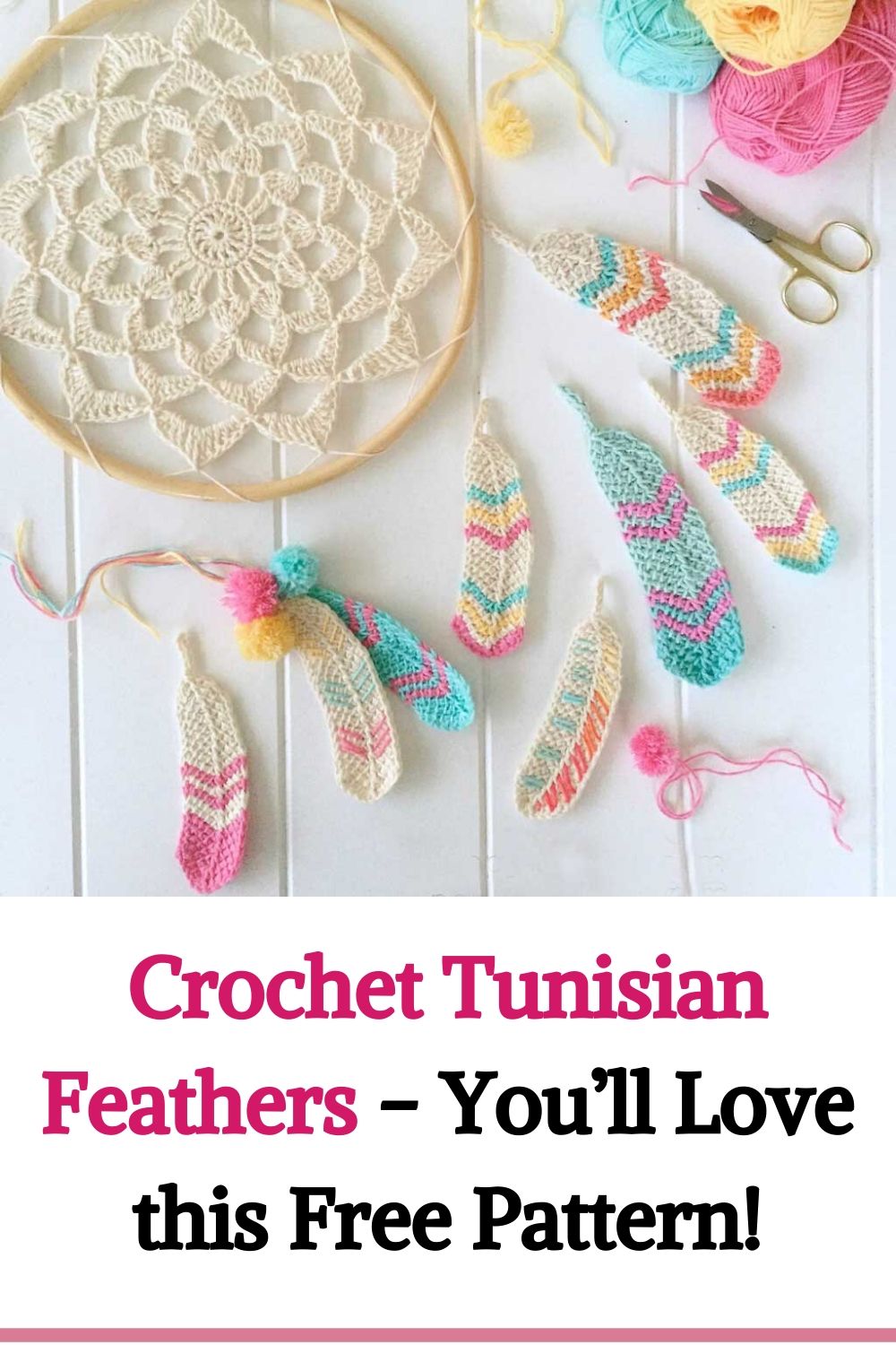 Crochet Tunisian Feathers - You’ll Love this Free Pattern!