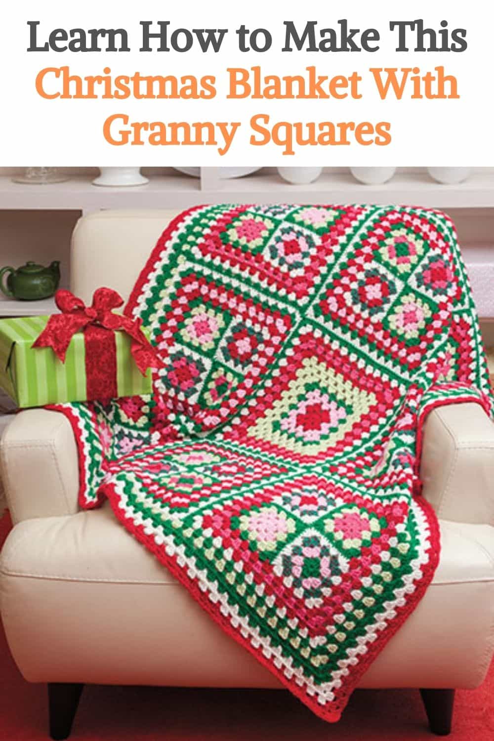 Christmas Blanket With Granny Squares