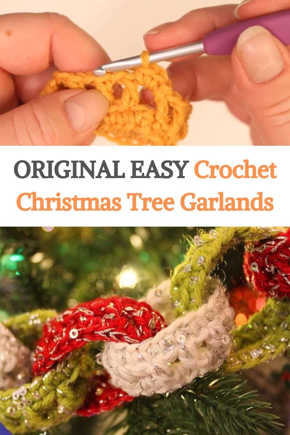 CrochetChristmas Tree Garlands