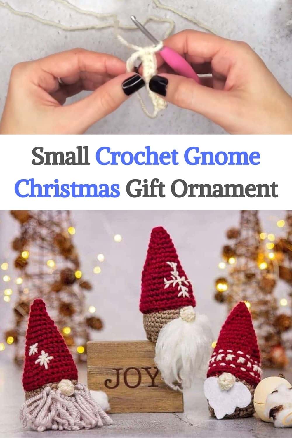 Crochet Gnome Christmas