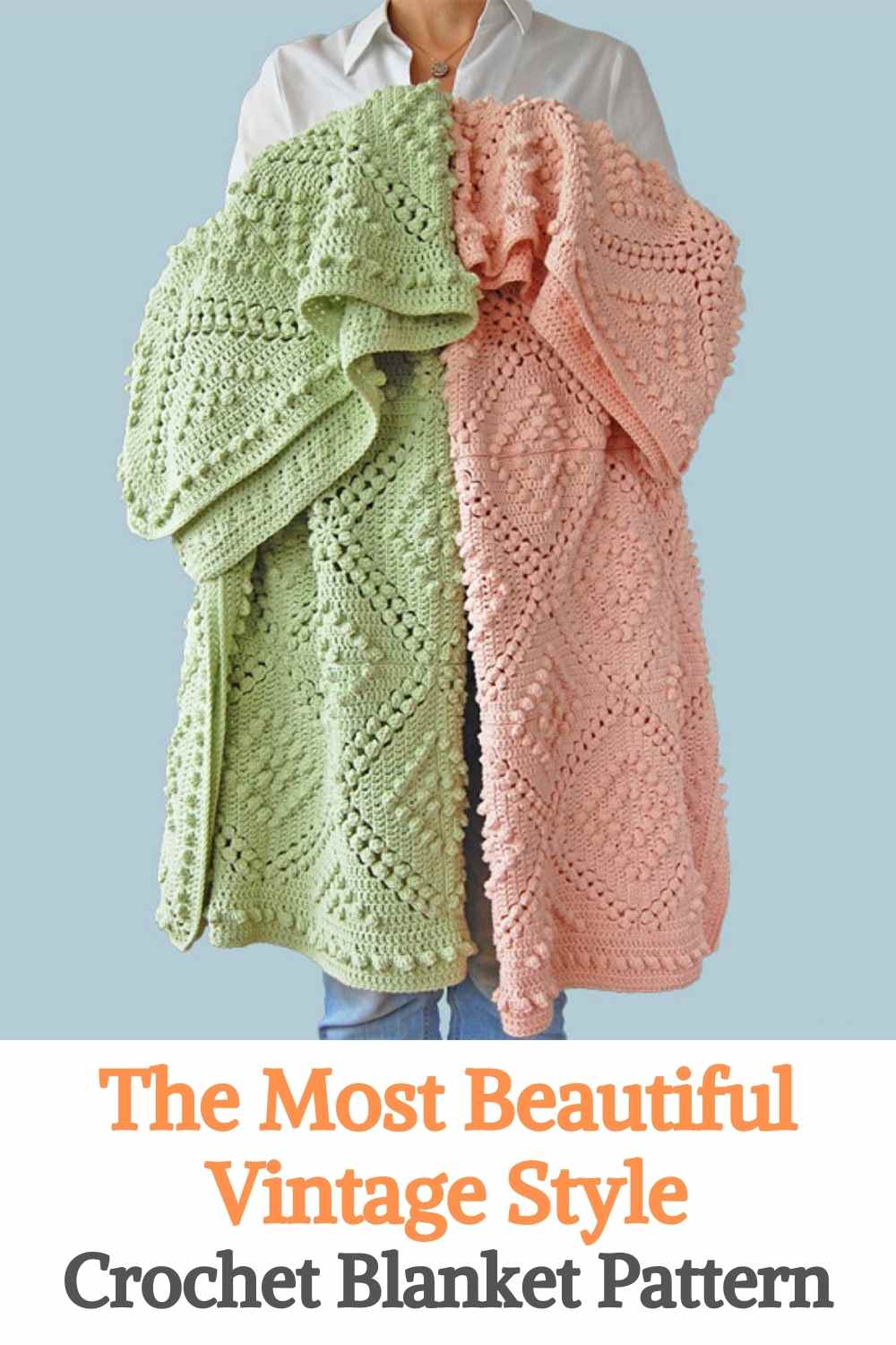 Vintage Style Crochet Blanket