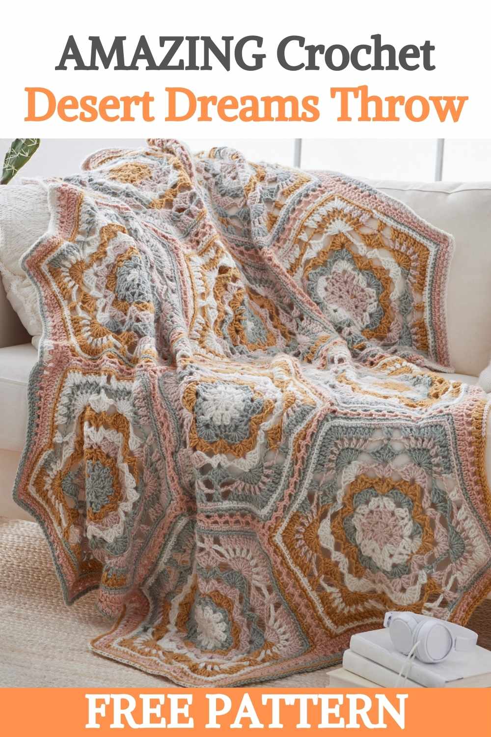 Crochet Desert Dreams Throw
