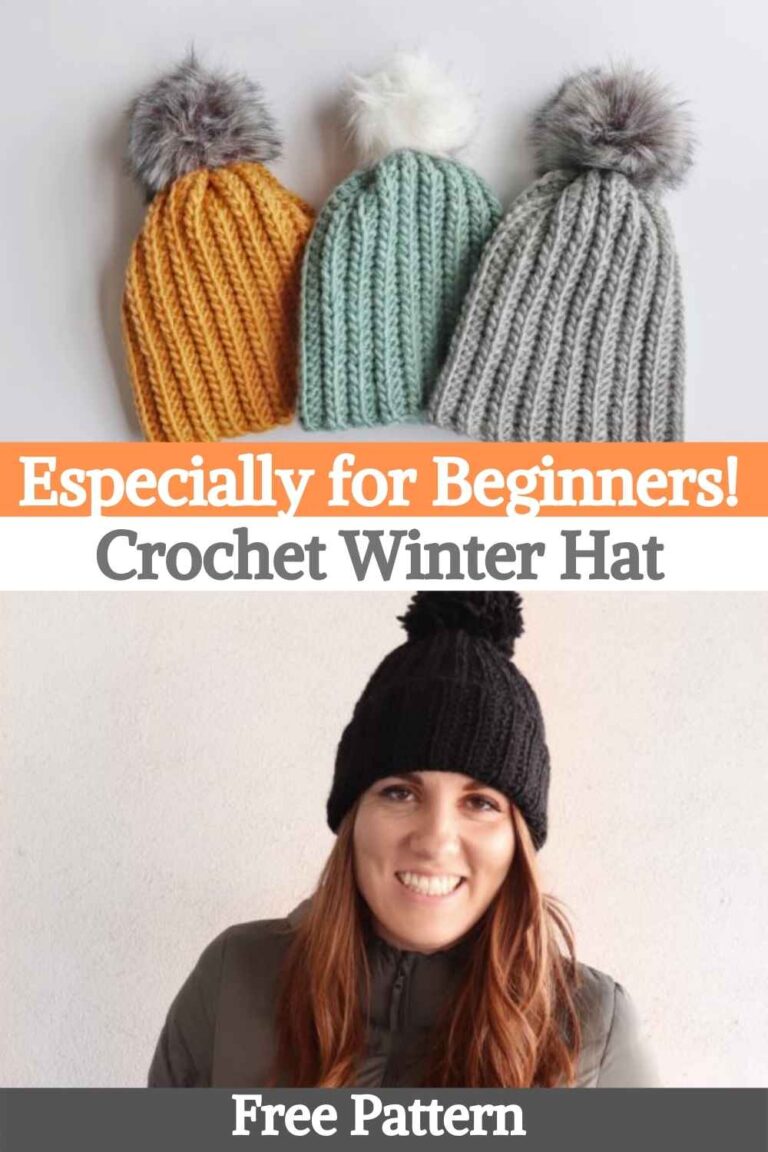 Especially for Beginners! Crochet Winter Hat