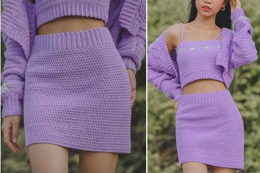 Easy Crochet Simple Skirt Tutorial For Beginners