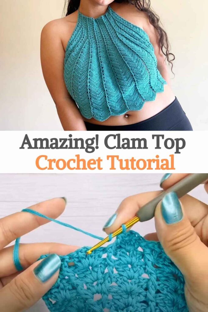 Amazing! Clam Top Crochet Tutorial