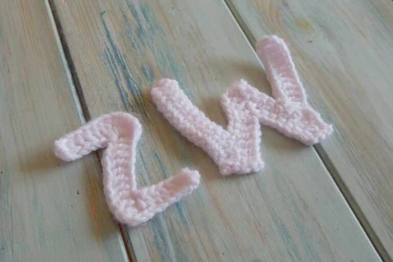 Super Easy! How to Crochet Letters W, Z