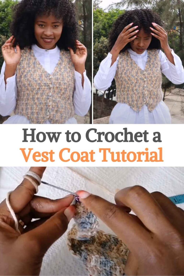 How to Crochet a Vest Coat Tutorial