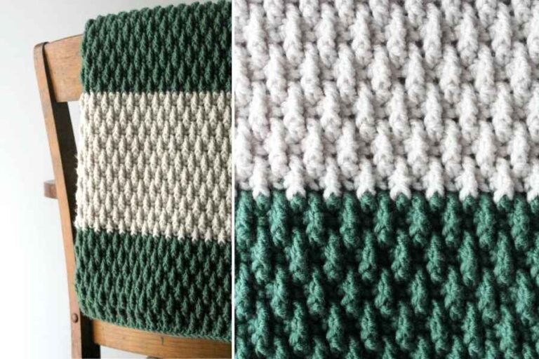 How to Crochet the Alpine Blanket Stitch