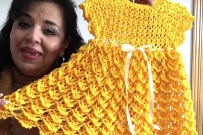 How to Crochet a Girl's Dress Easy & Fast!