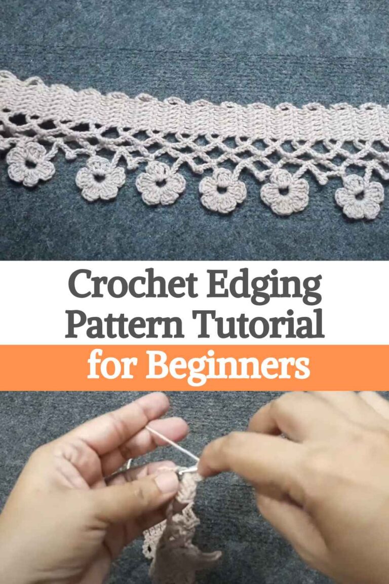 Crochet Edging Pattern Tutorial for Beginners