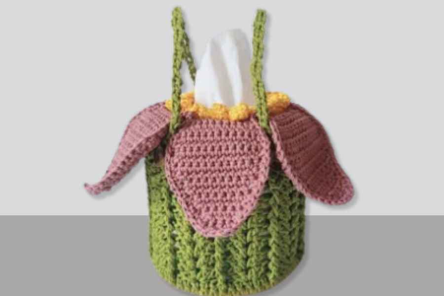 Quick and Easy Crochet Tissue Holder Tutorial