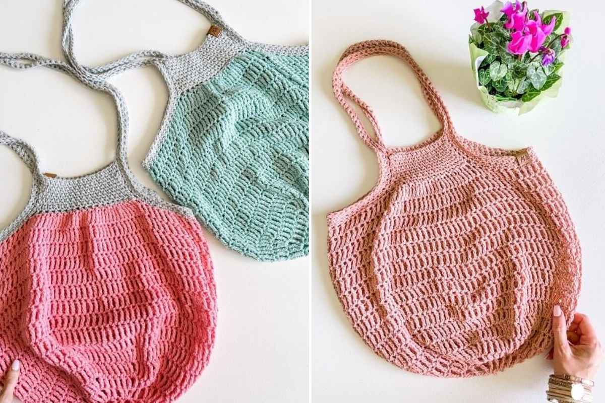 How To Crochet A Market Bag Free Pattern