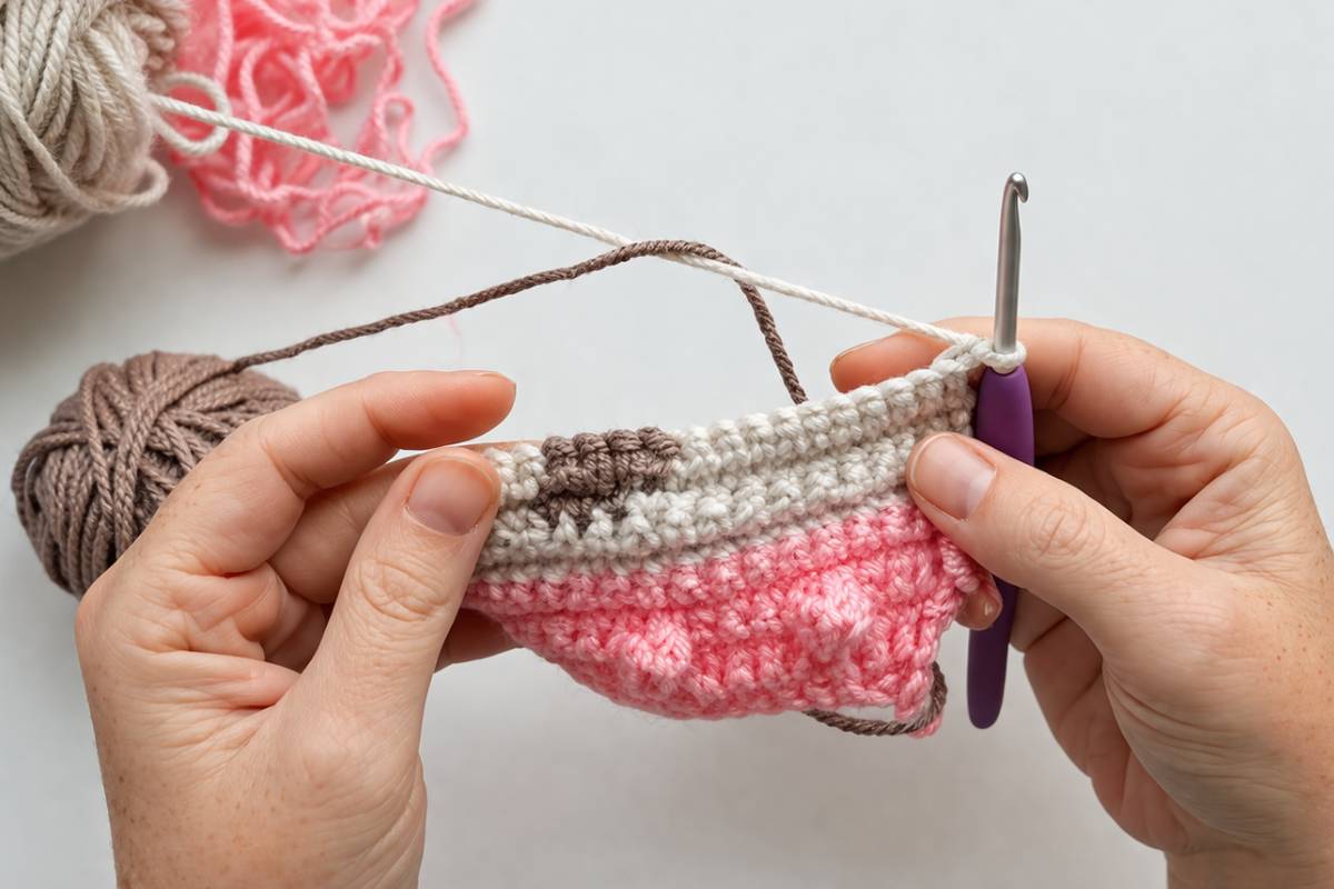 Why this crochet cow pocket is a smart (and super cute) gift add-on