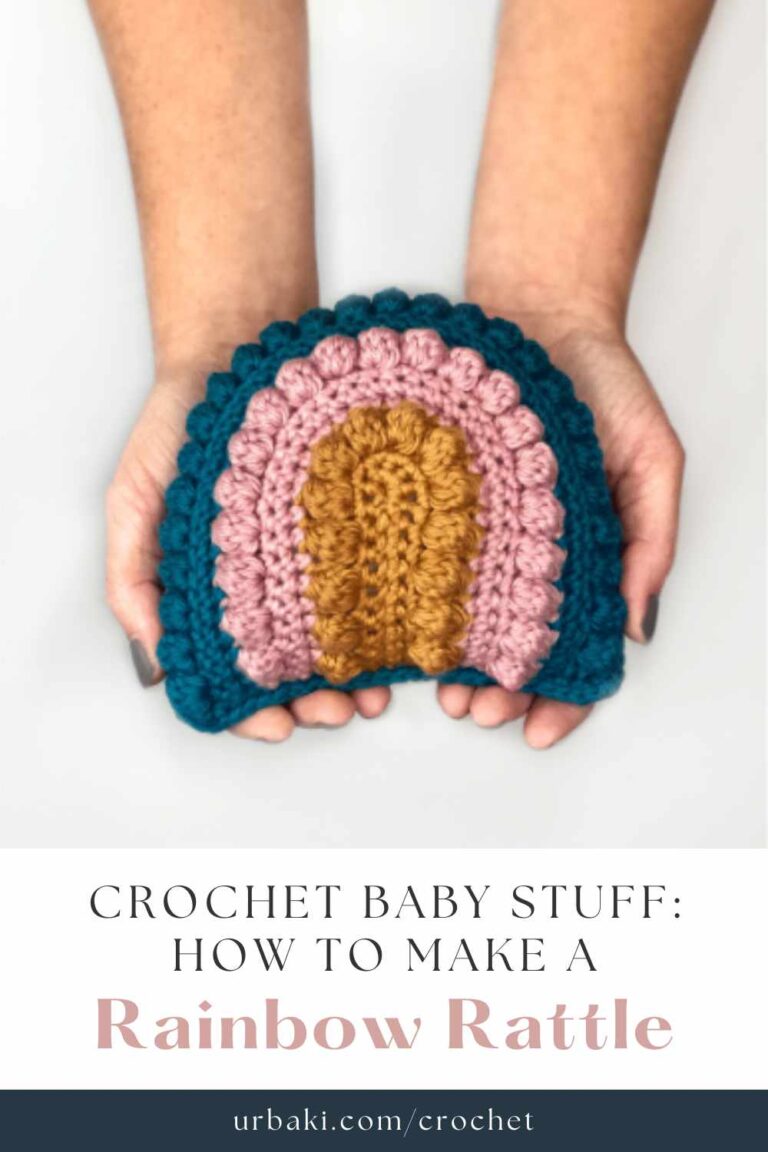 Crochet Baby Stuff: How to Make a Rainbow Rattle