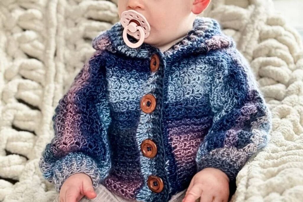 5 Adorable Baby Crochet Outfits (Sweaters, Cardigans + More)