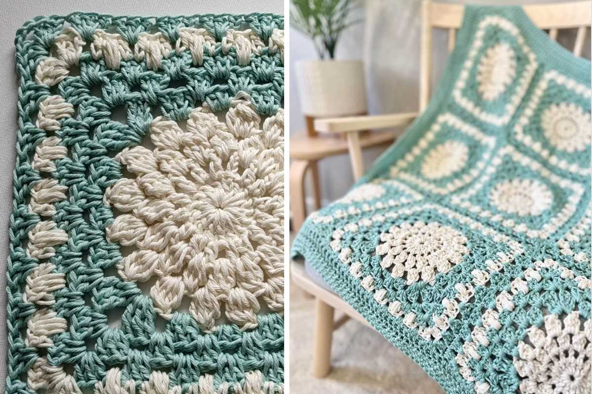 Simple Granny Square Pattern for Big, Cozy Blankets