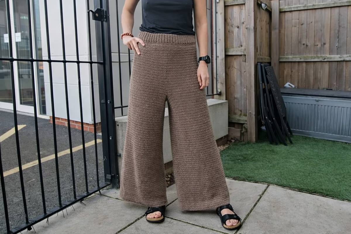 Crochet Wide Leg Pants - Stylish Comfort You Can Make Yourself