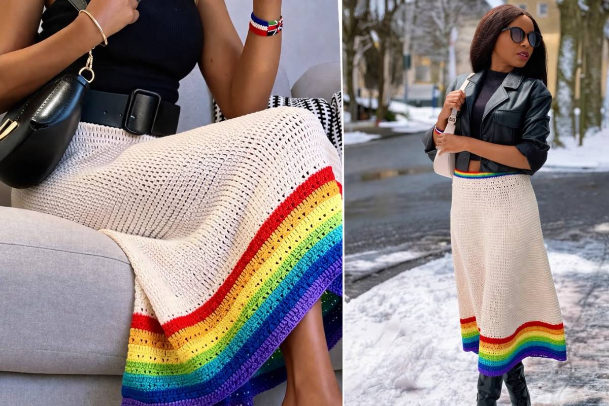 A-Line Stylish Modern Maxi Skirt