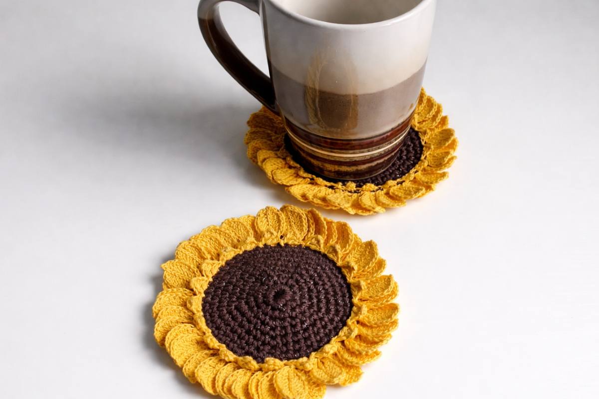 Sunflower Coaster