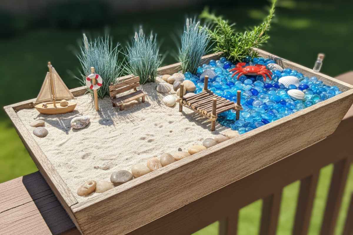 Beach Kids Fairy Garden — Outdoor Fairy Garden DIY