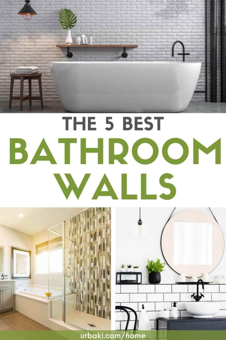 5 Best Bathroom Wall Options