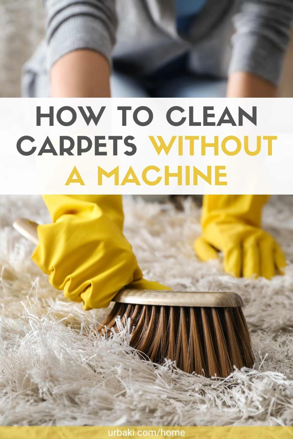 How to Clean Carpets Without a Machine