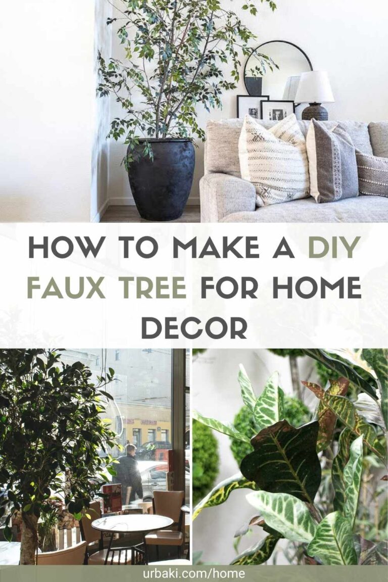How to Make a DIY Faux Tree for Home Decor