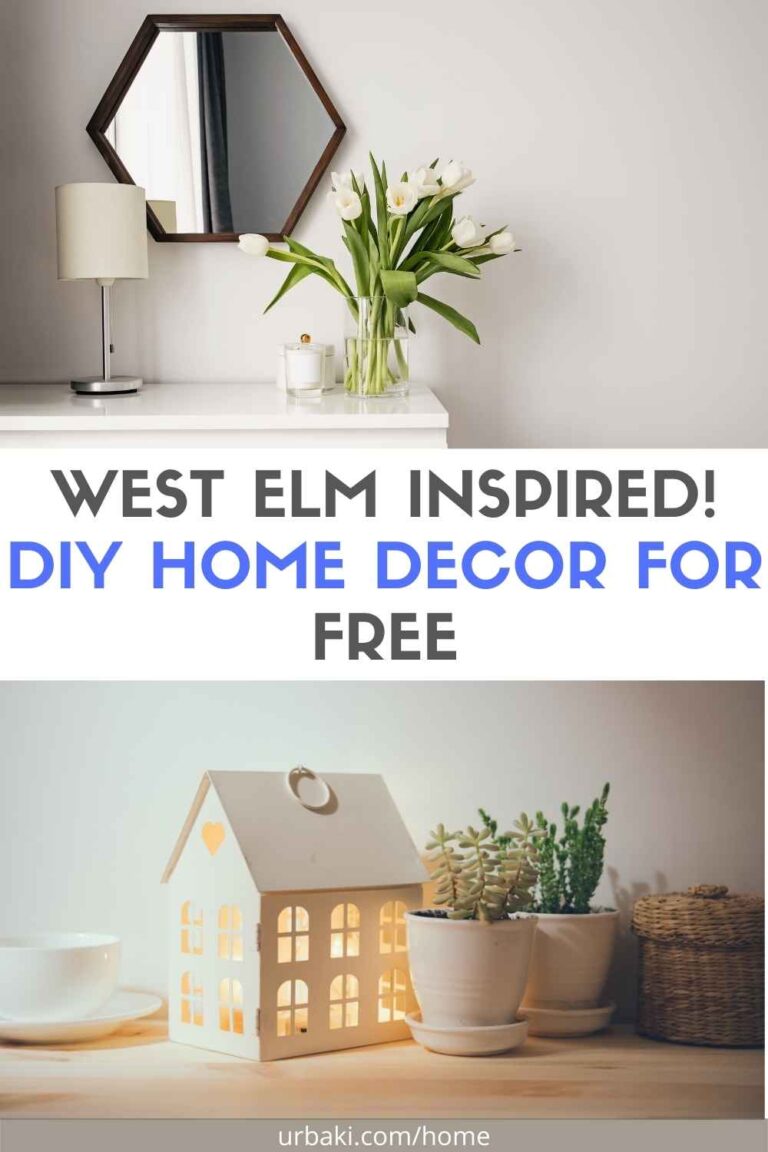 WEST ELM INSPIRED! DIY Home Decor For Free