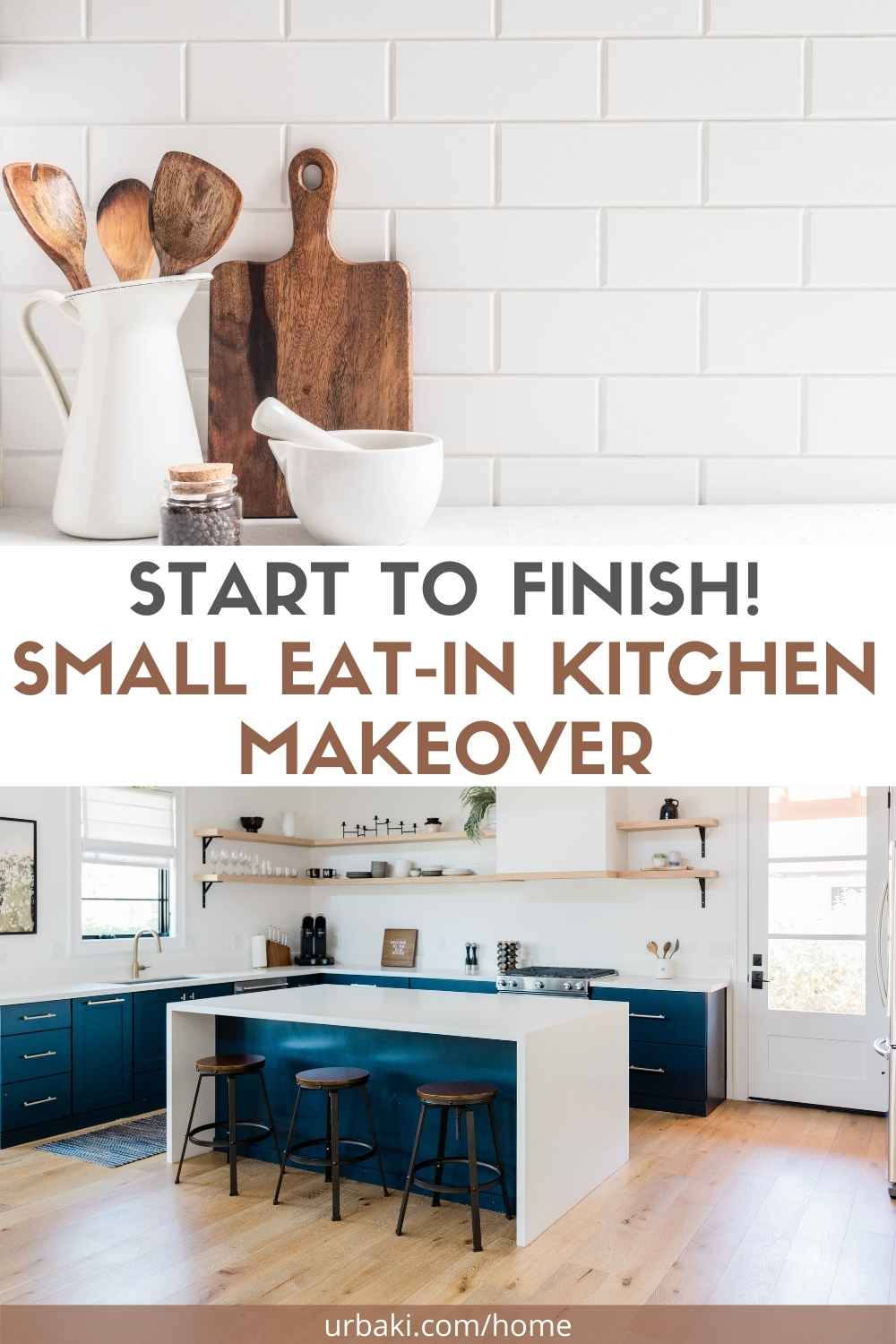 Start to Finish! Small Eatin Kitchen Makeover
