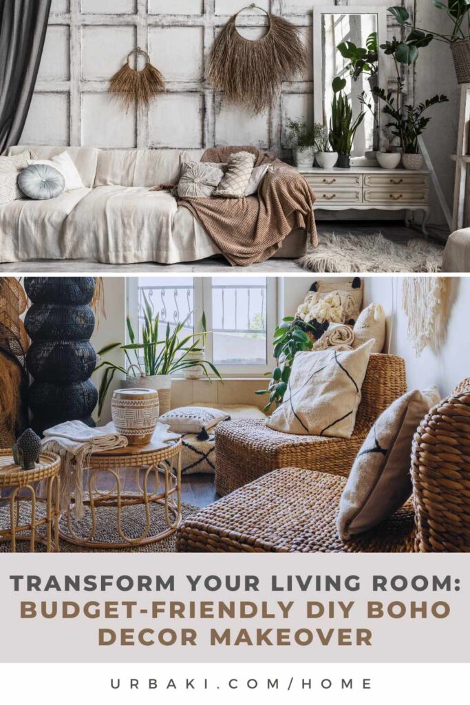 Transform Your Living Room: Budget-Friendly DIY Boho Decor Makeover