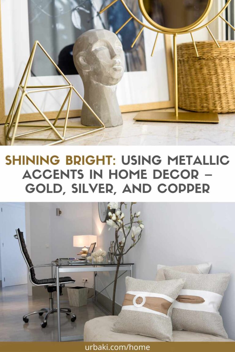 Using Metallic Accents in Home Decor: Gold, Silver, and Copper - Decorating Small Spaces With Metallic Accents