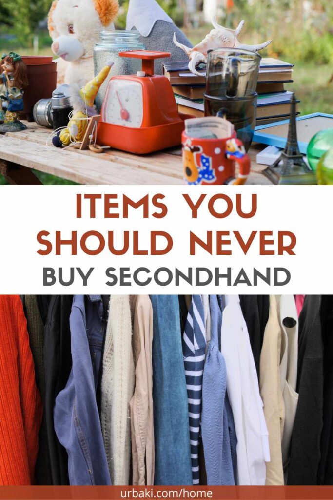 Items You Should Never Buy Secondhand