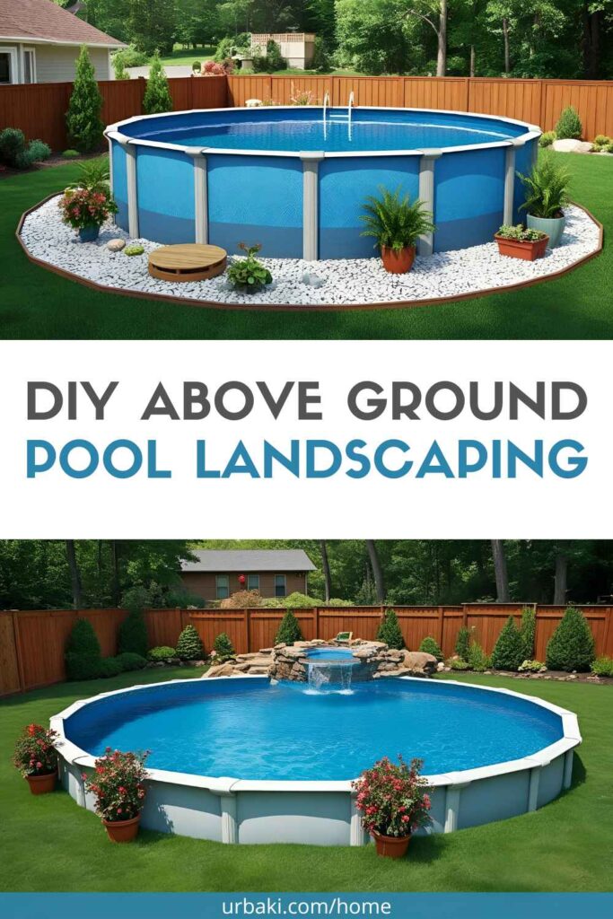 DIY Above Ground Pool Landscaping