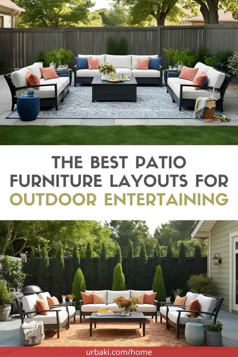 The Best Patio Furniture Layouts for Outdoor Entertaining