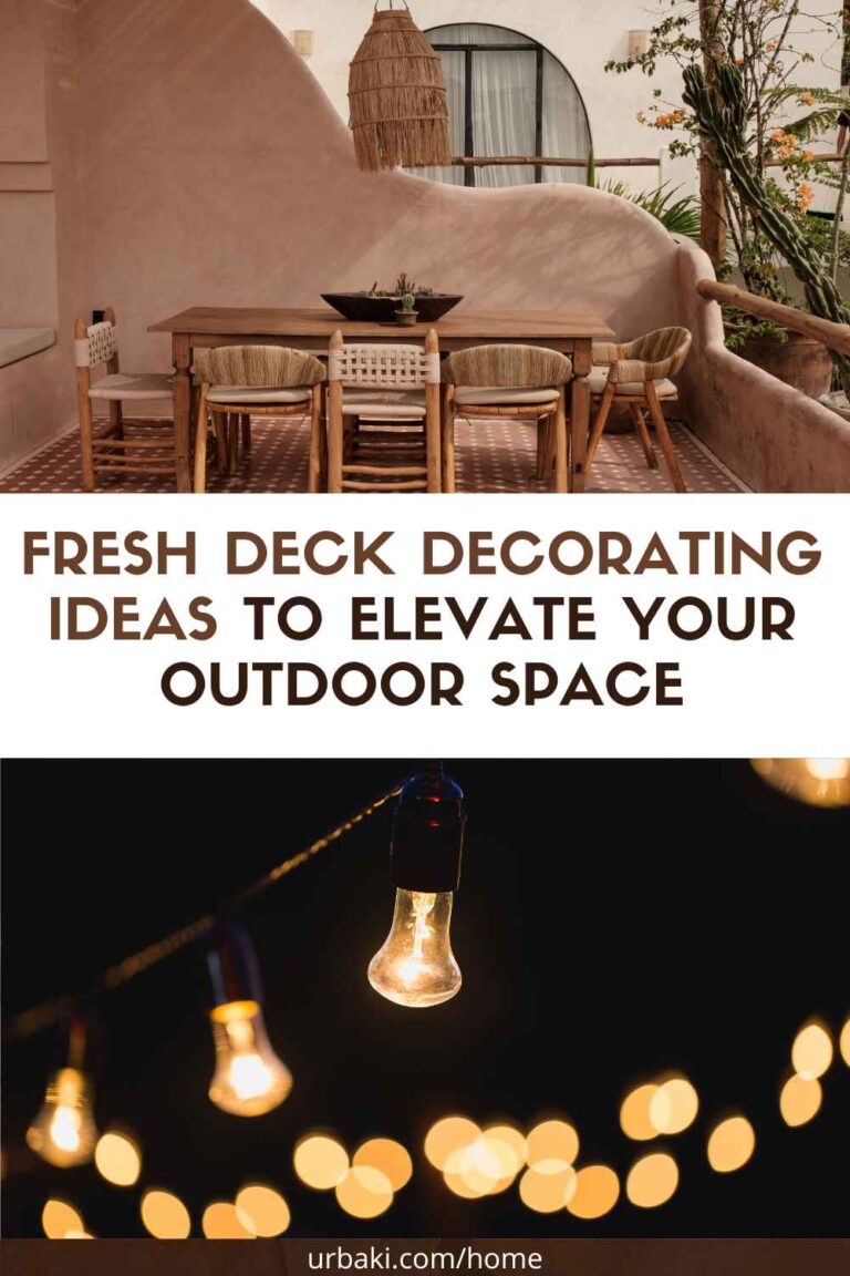 Fresh Deck Decorating Ideas to Elevate Your Outdoor Space