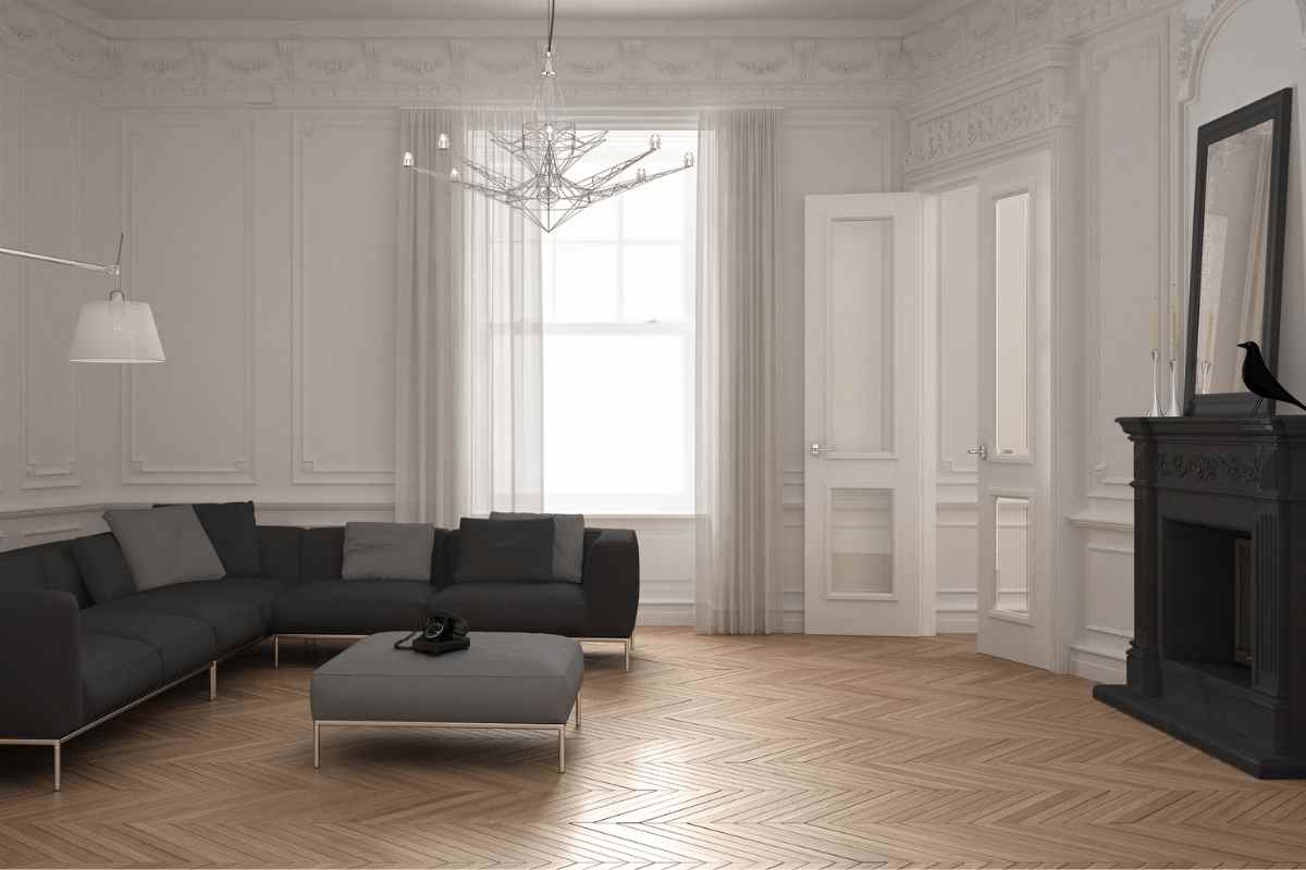 Materials board illustrating decorating ideas for the home across house interior styles.
