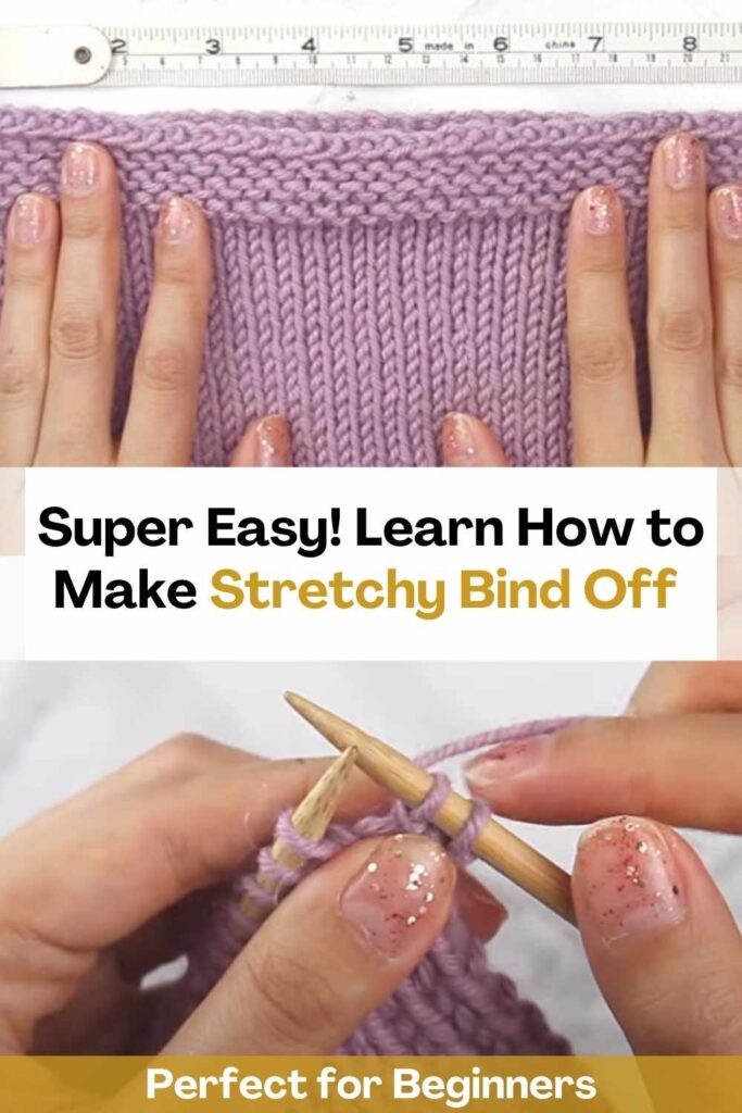 Super Easy! Learn How to Make Stretchy Bind Off for Beginners